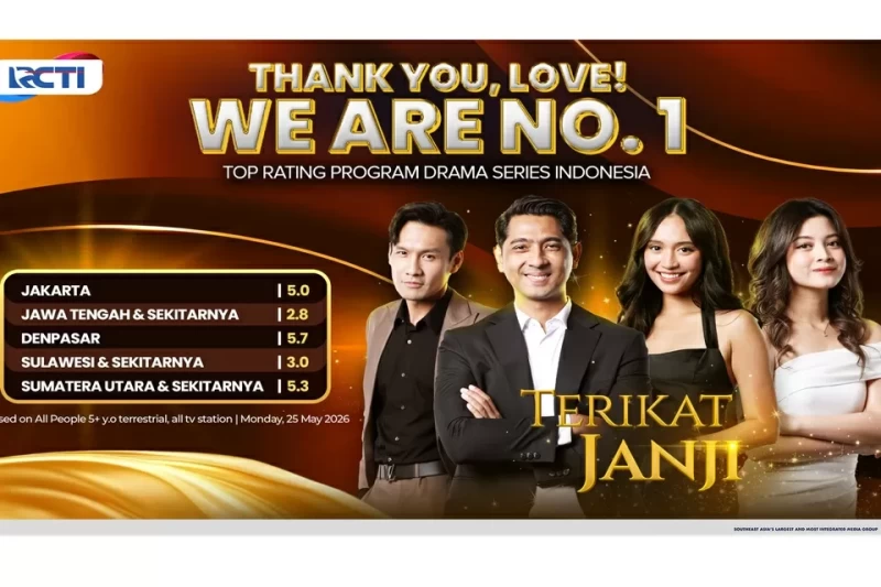 Terikat Janji nomor 1 drama series Indonesia RCTI